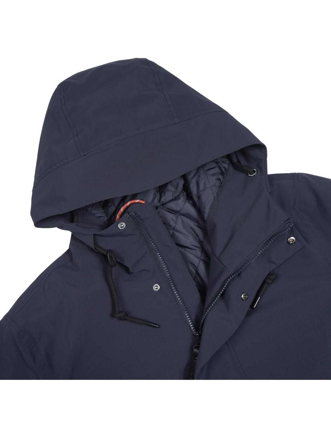 Parka Męskie Icepeak Vincent Ciemny Niebieskie | Polska-MXS126530