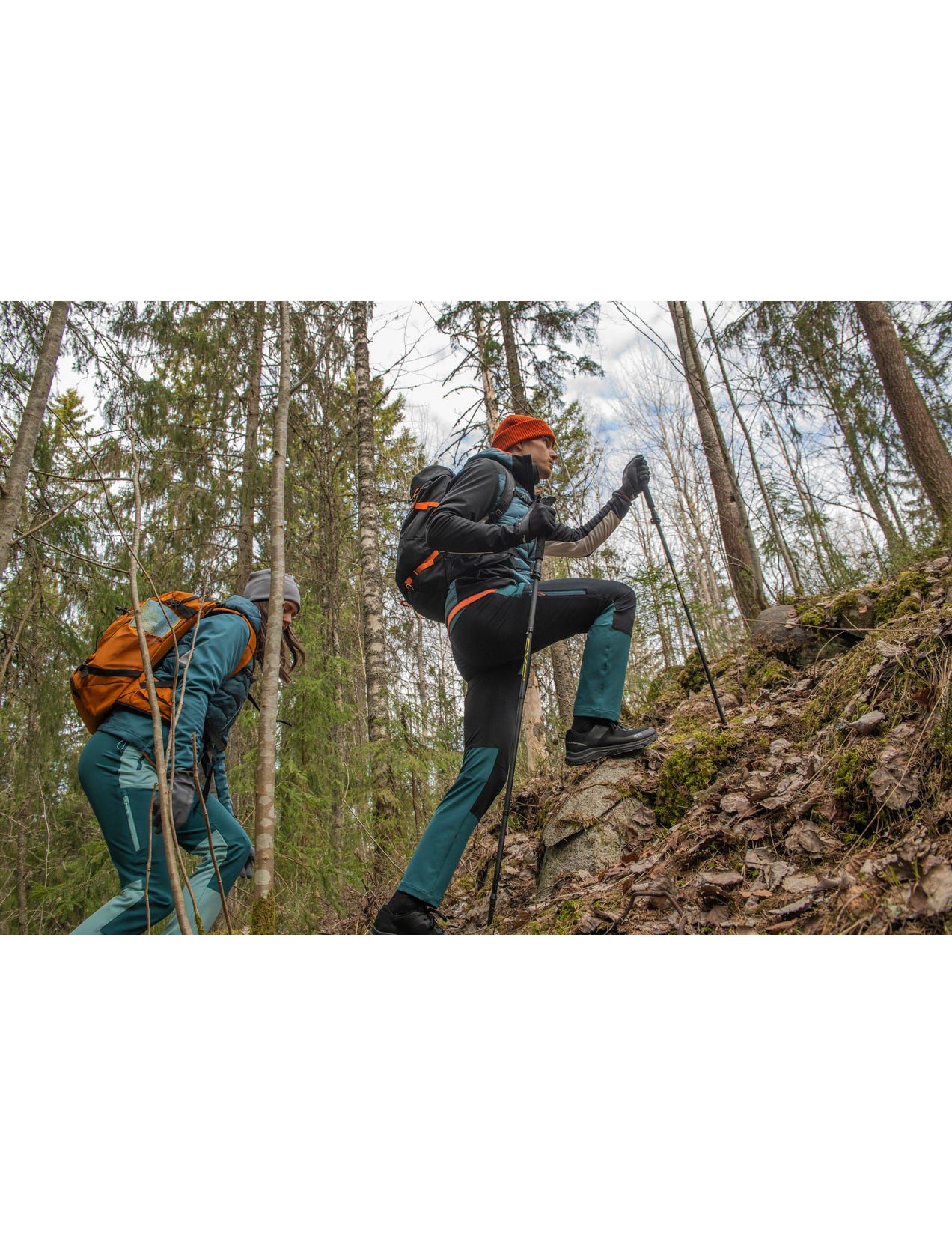 Spodnie Męskie Icepeak Belgrade Turkusowe Czarne | Polska-BKR376251